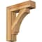 Ekena Millwork Imperial Block Rough Sawn Bracket w/ Offset Brace, Western Red Cedar, 8"W x 30"D x 34"H BKT0806X30X34IMP05RWR - alternate 1